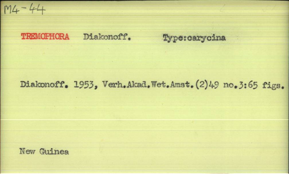 front of card
